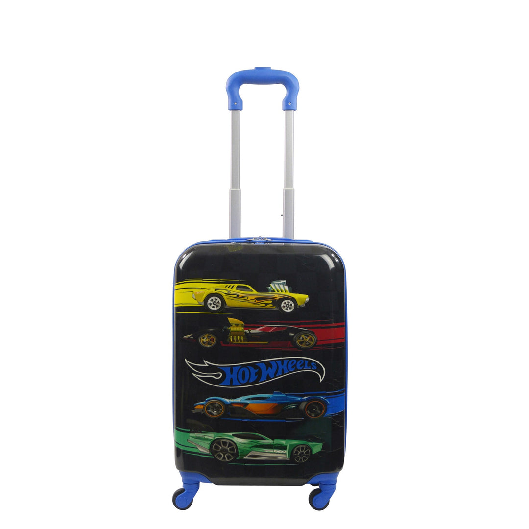 Hot Wheels 20.5" Black Kids Spinner Carry-on Luggage