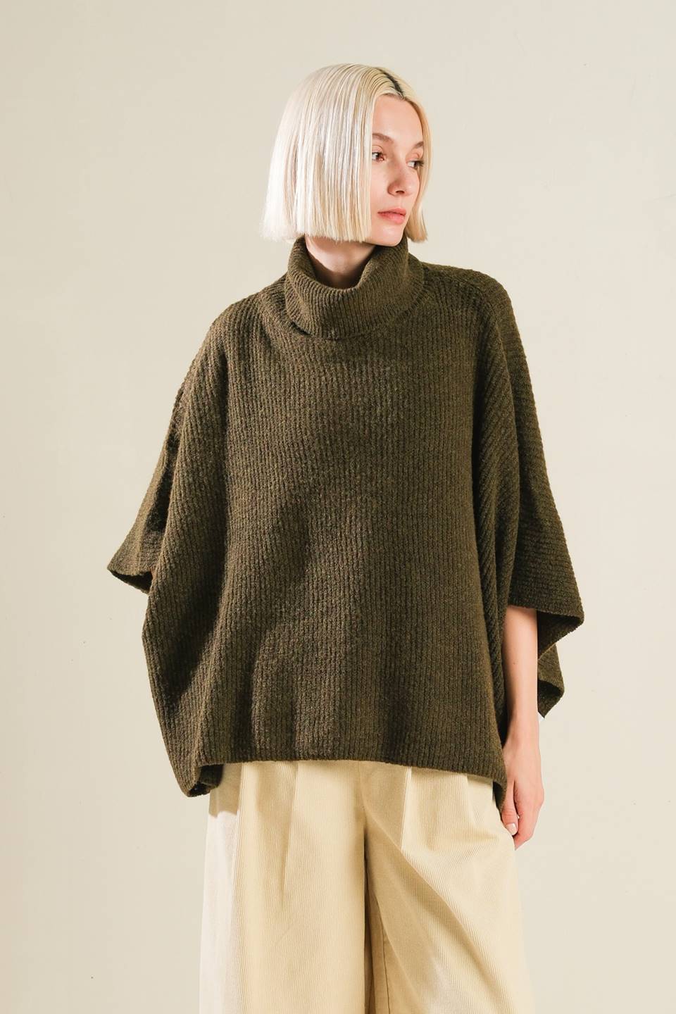 THE ONLY REASON SWEATER KNIT PONCHO