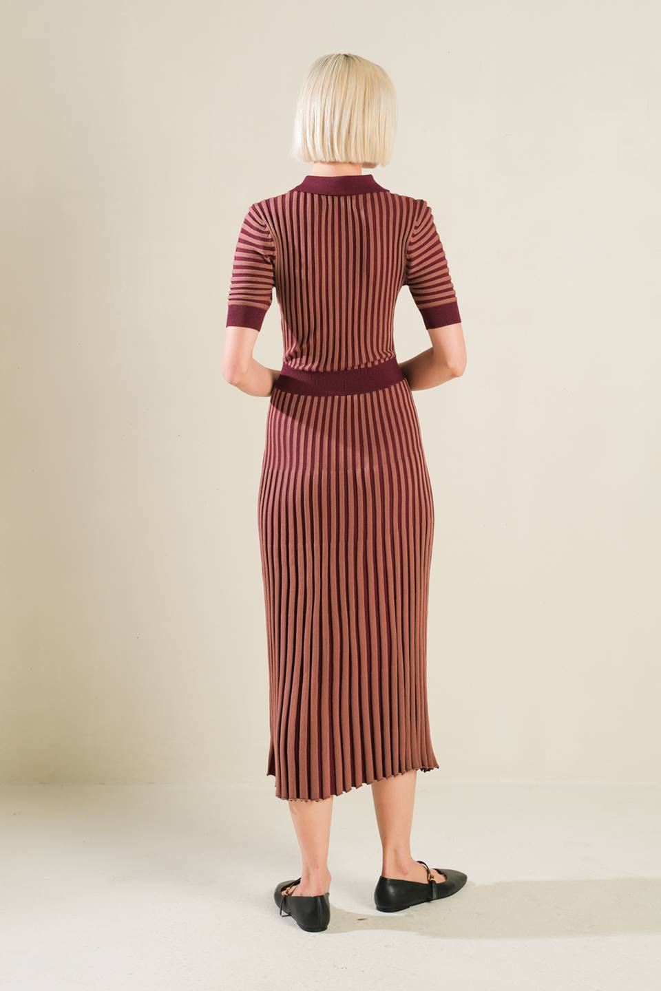 LUXE LIVING SWEATER MIDI DRESS