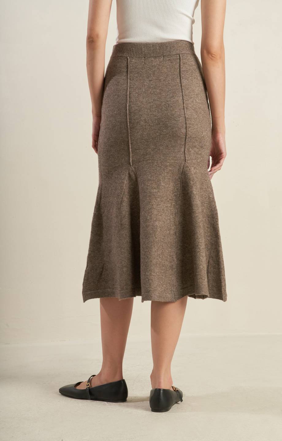 SOFT SERENITY SWEATER MIDI SKIRT