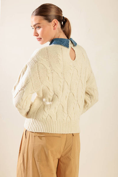 TOTALLY SMITTEN PULLOVER SWEATER TOP