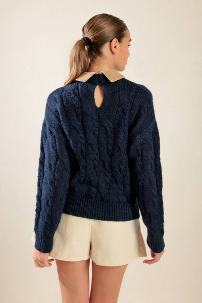 TOTALLY SMITTEN PULLOVER SWEATER TOP