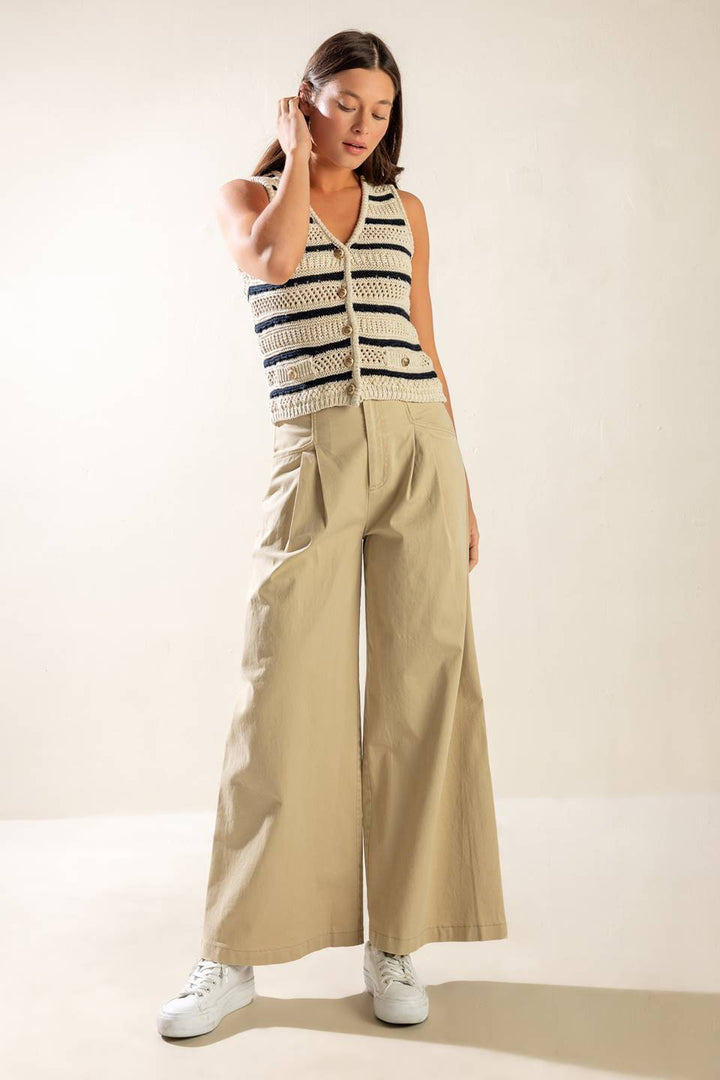 INTO THE NATURAL SWEATER KNIT VEST