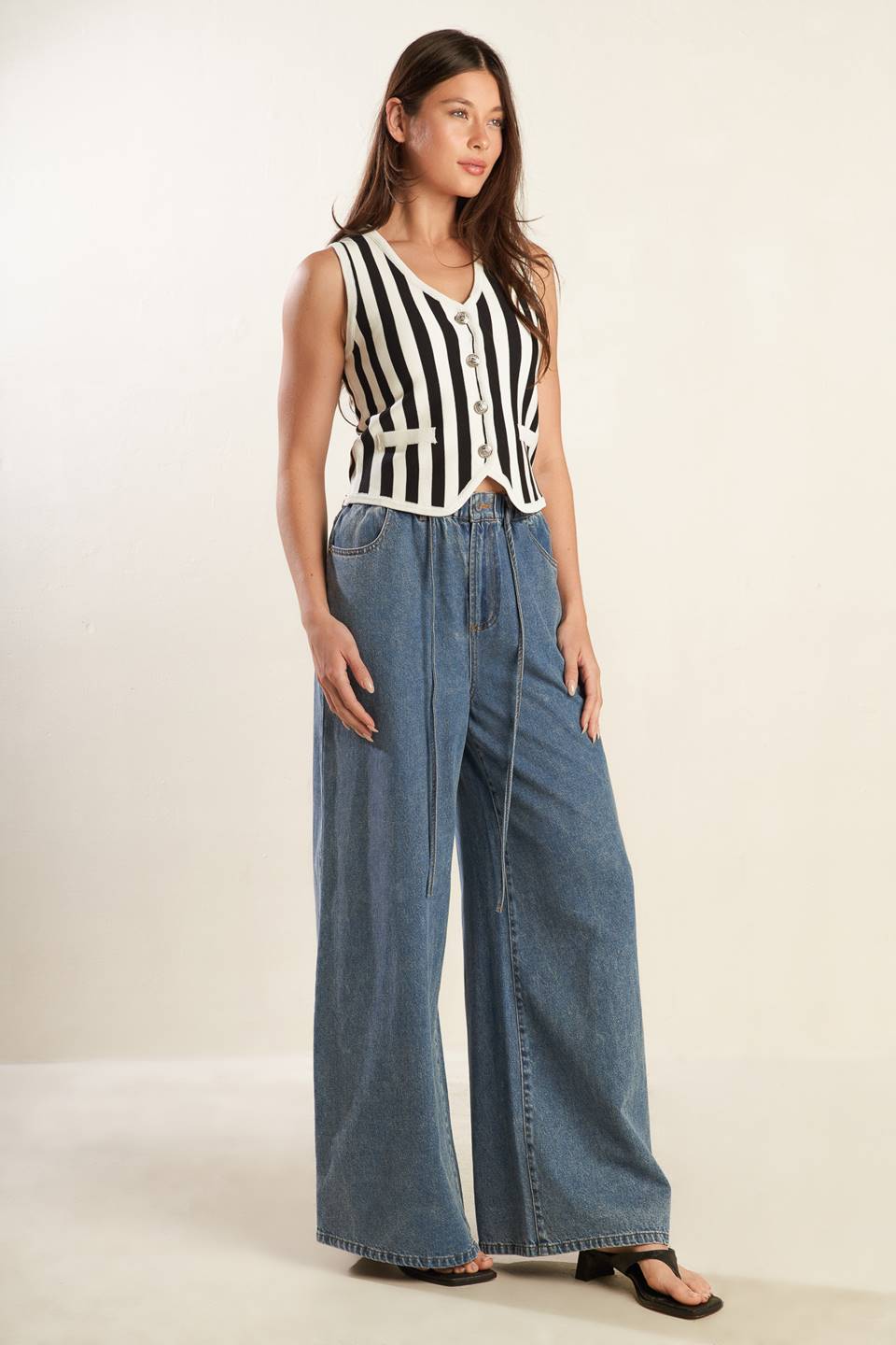 FREE TO DREAM SWEATER KNIT VEST