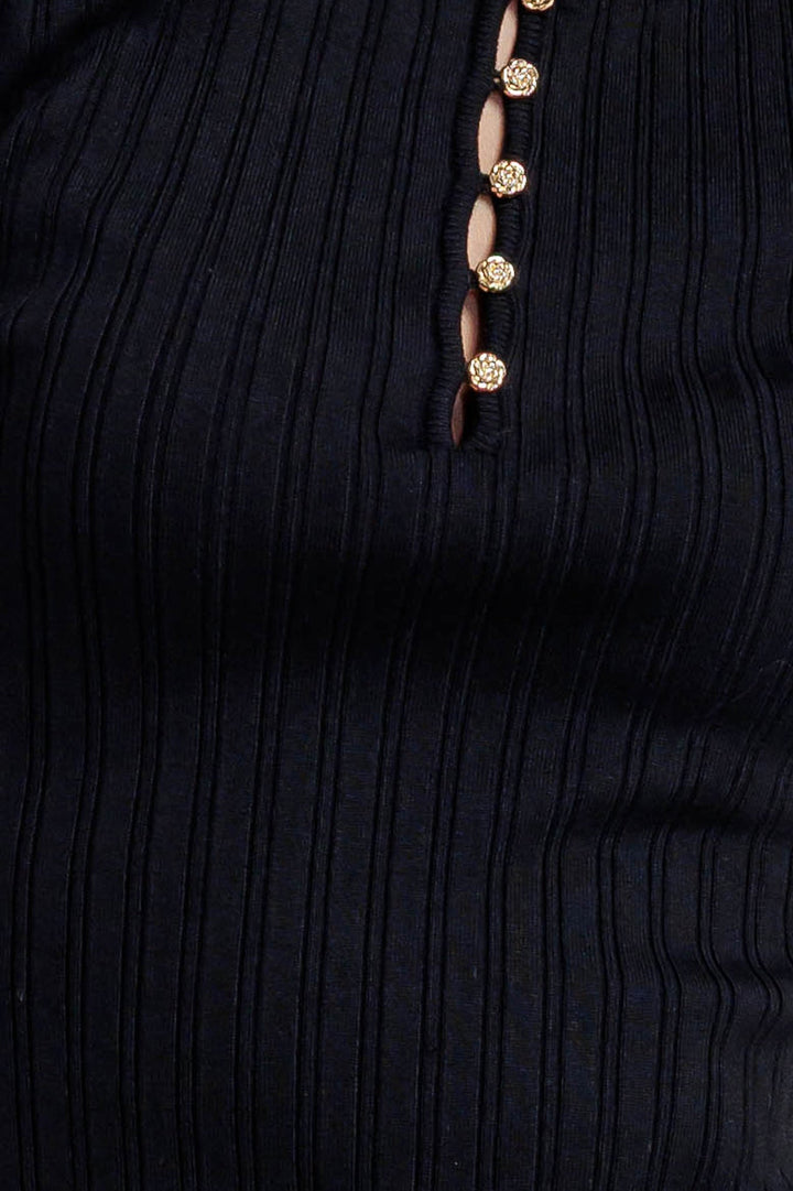 MODERN CURL SWEATER KNIT TOP