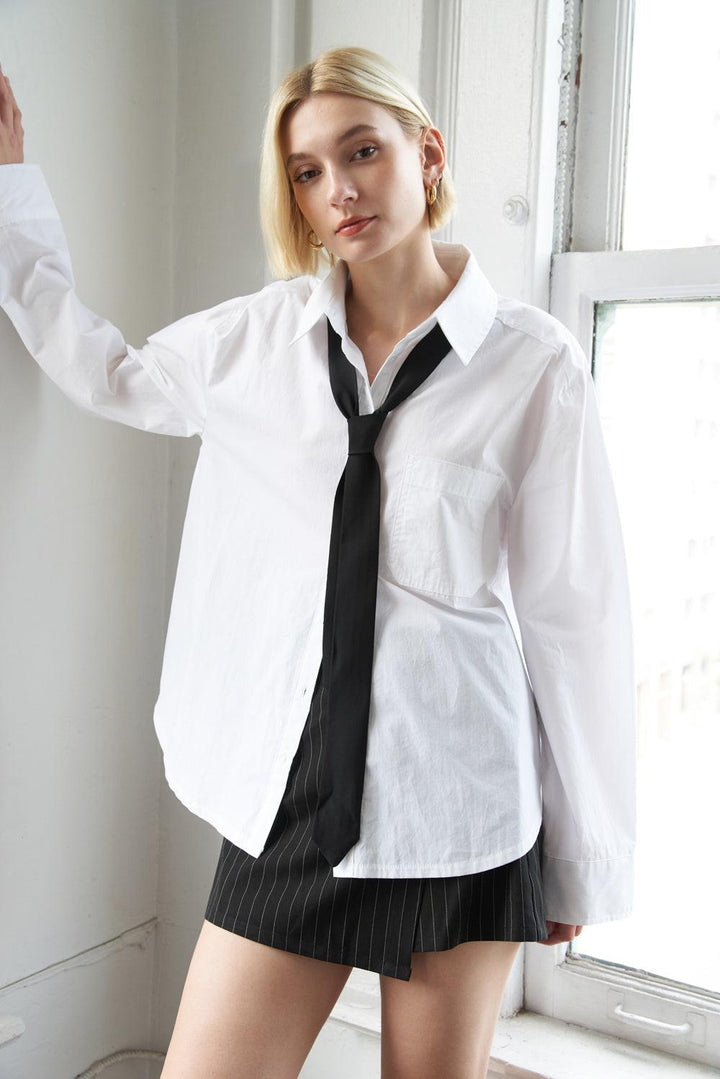 MIDNIGHT MELODIES WOVEN SHIRT