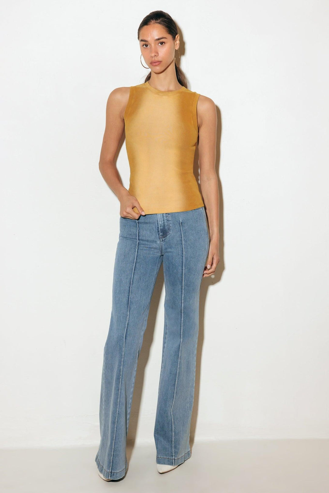NO ONE PRETTIER KNIT TANK TOP