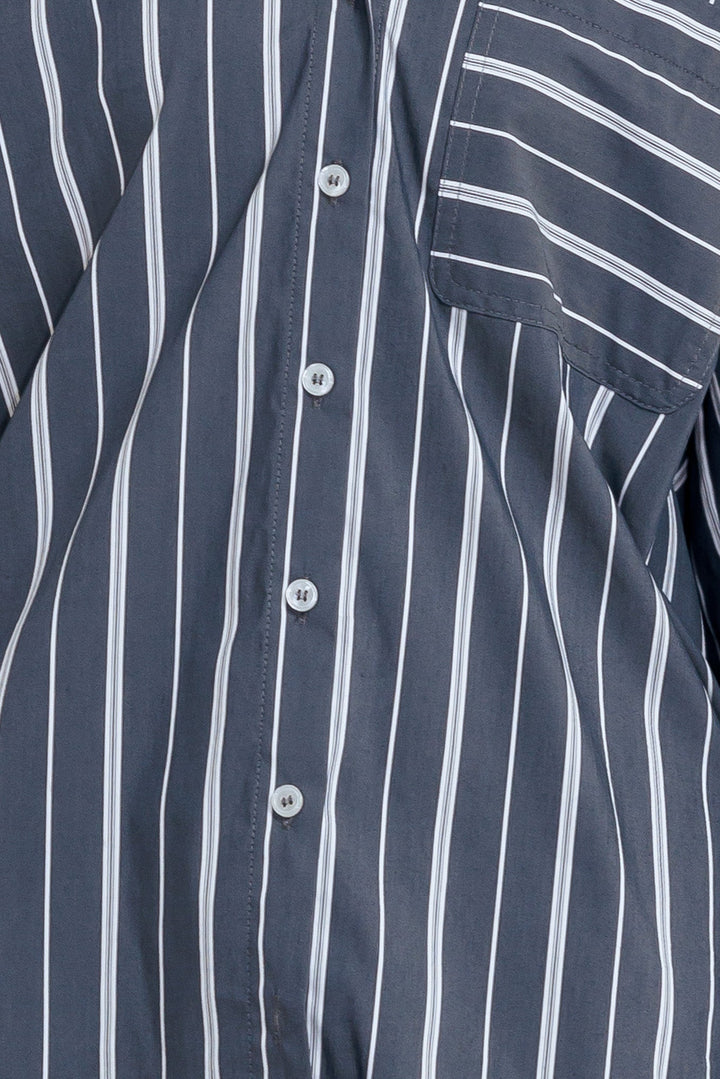 BEHIND THE GRIN WOVEN TOP