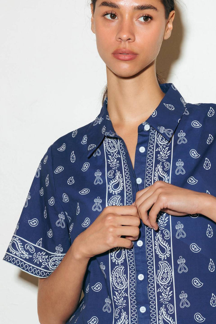 SUNKISSED MEADOW WOVEN SHIRT