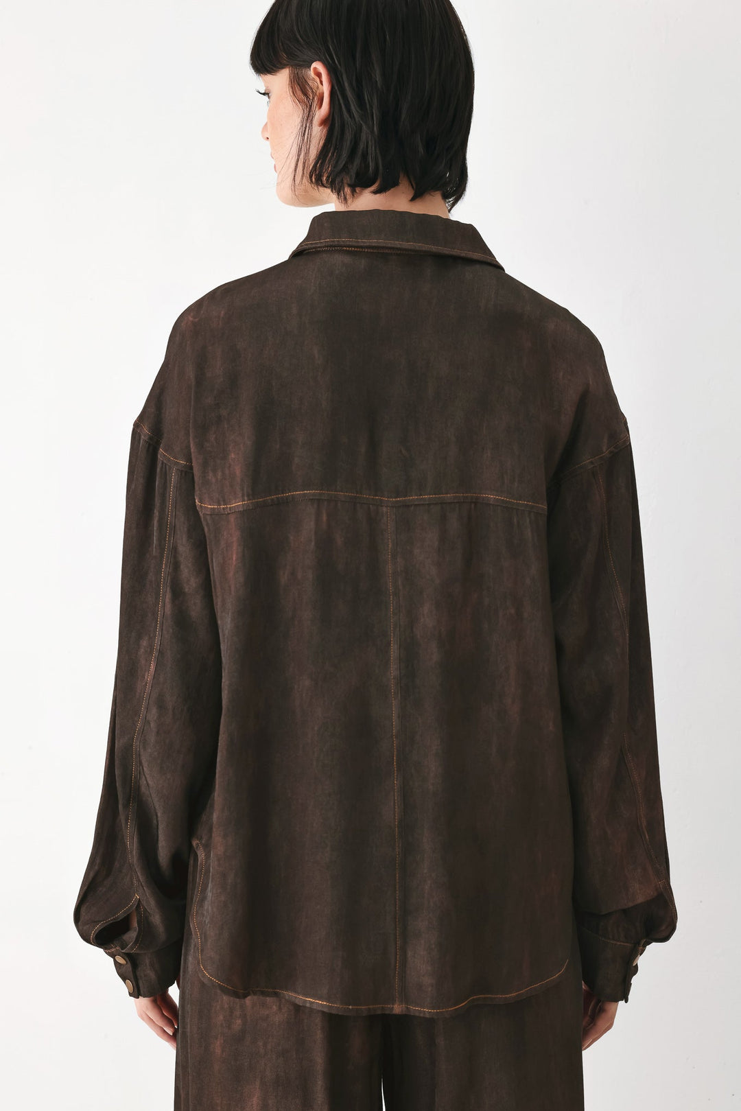 SABLE LOUNGE WOVEN TOP