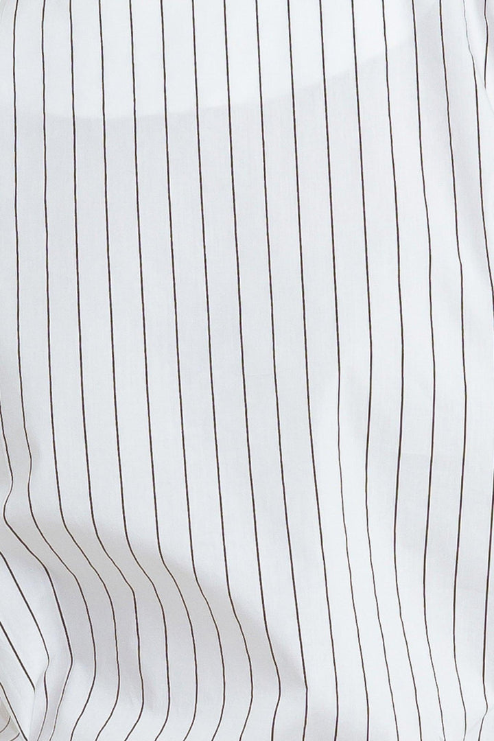 COCOON HOUR WHITE WOVEN TOP