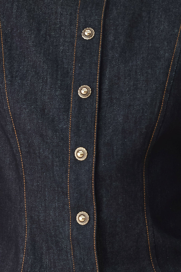 MODERN PREP DENIM TOP