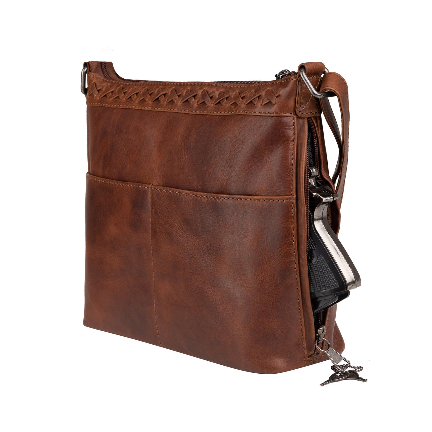 Concealed Carry Faith Leather Crossbody by Lady Conceal