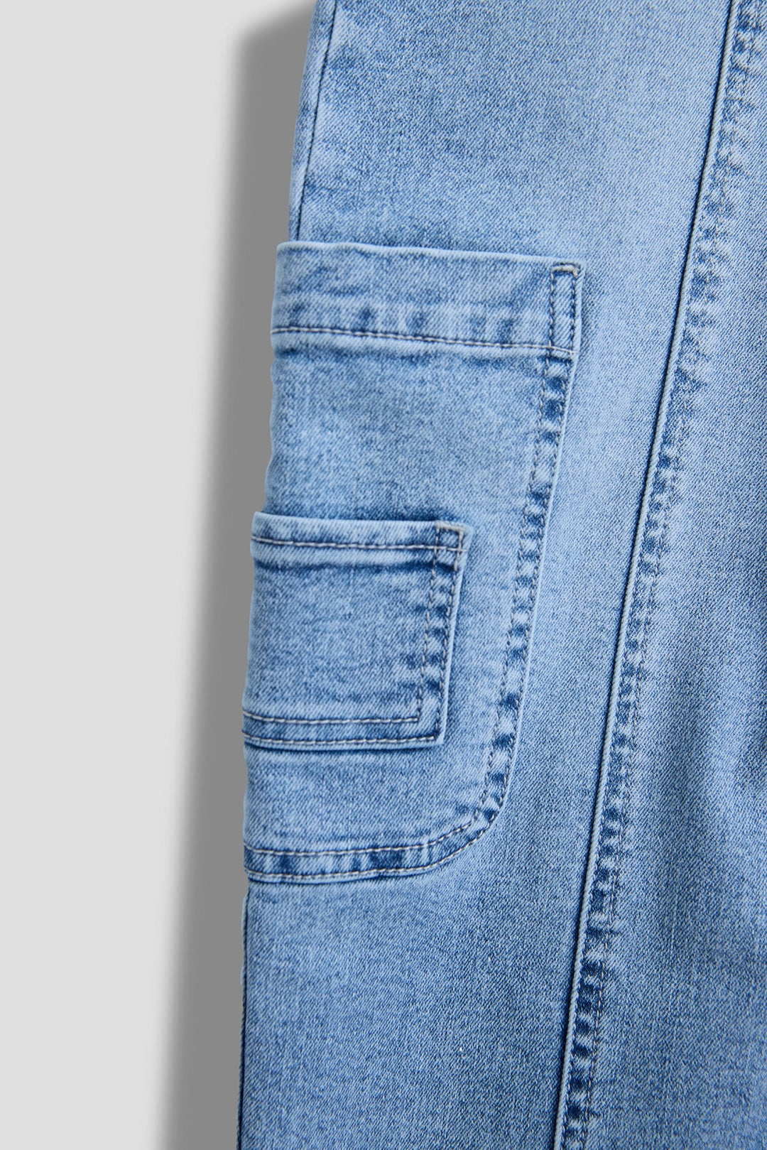 Girls Barrel Cargo Jeans