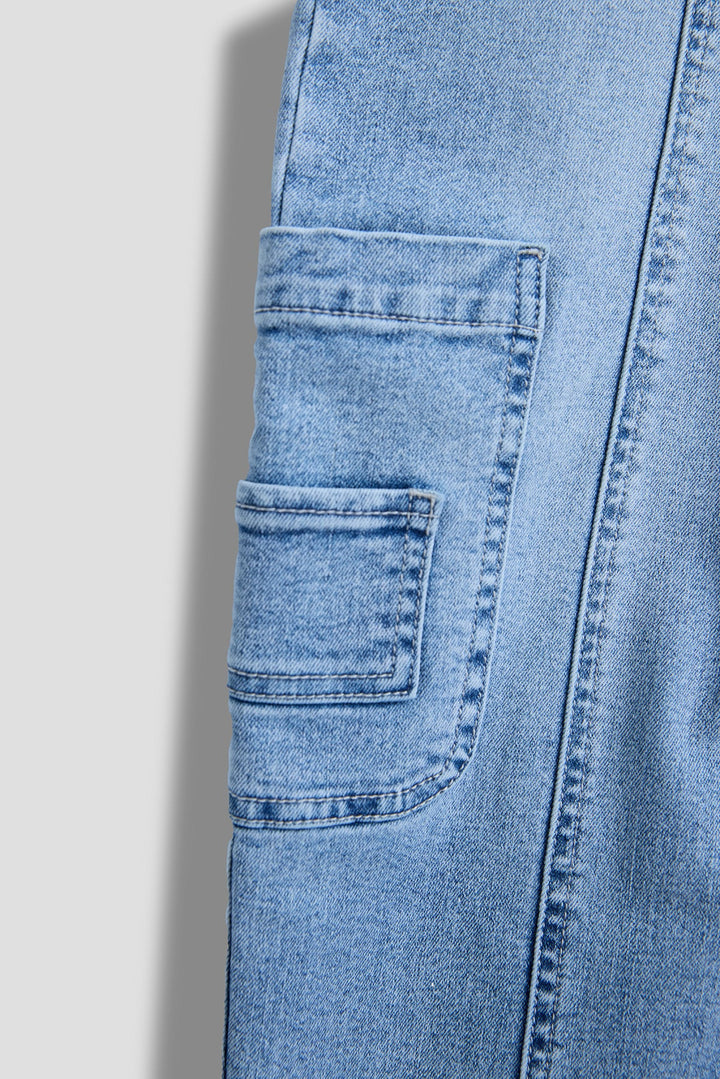 Girls Barrel Cargo Jeans