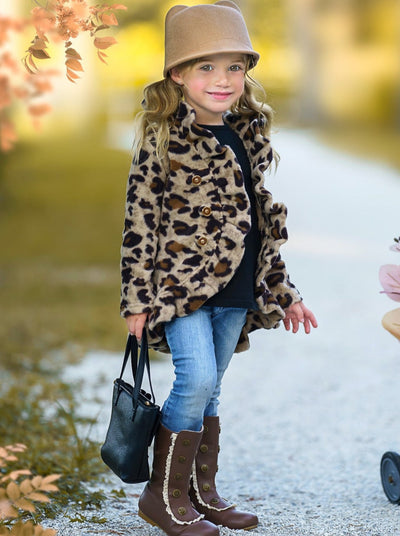 In The Wild Fuzzy Ruffle Cardigan