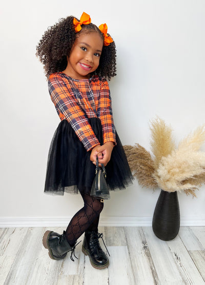 Preppy Plaid Tutu Dress