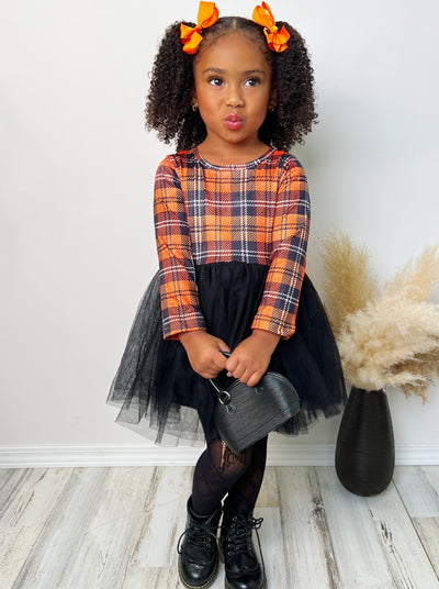 Preppy Plaid Tutu Dress