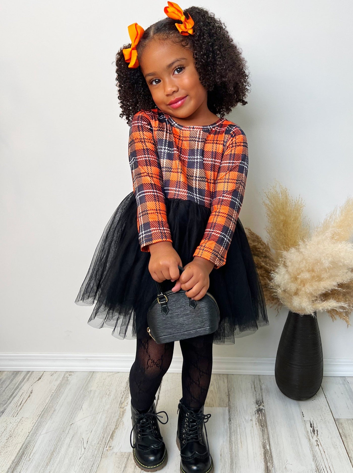 Preppy Plaid Tutu Dress