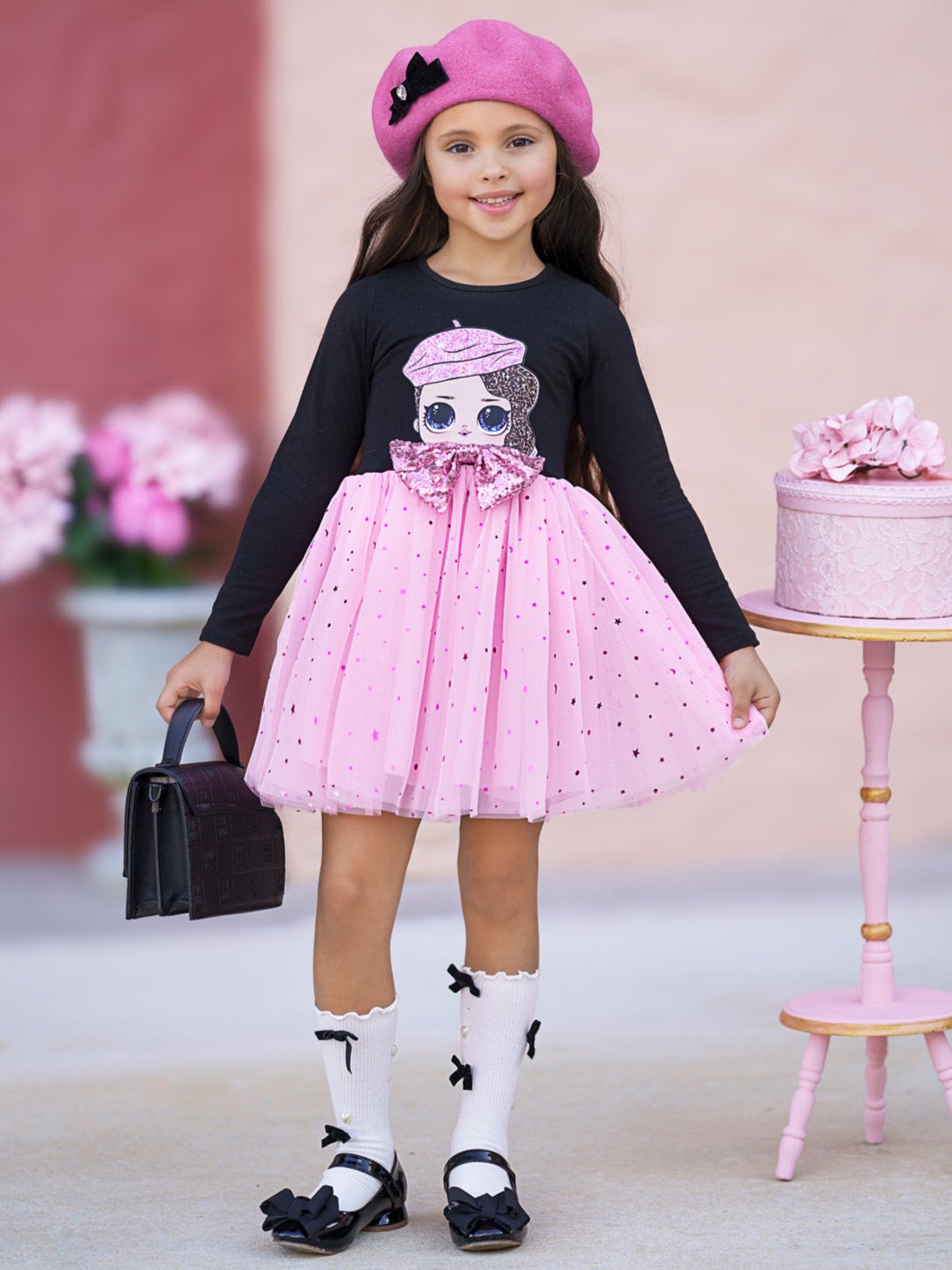 L.O.L. SURPRISE! Posh Long Sleeved Glitter Tutu Dress