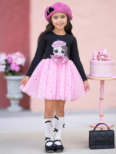 L.O.L. SURPRISE! Posh Long Sleeved Glitter Tutu Dress