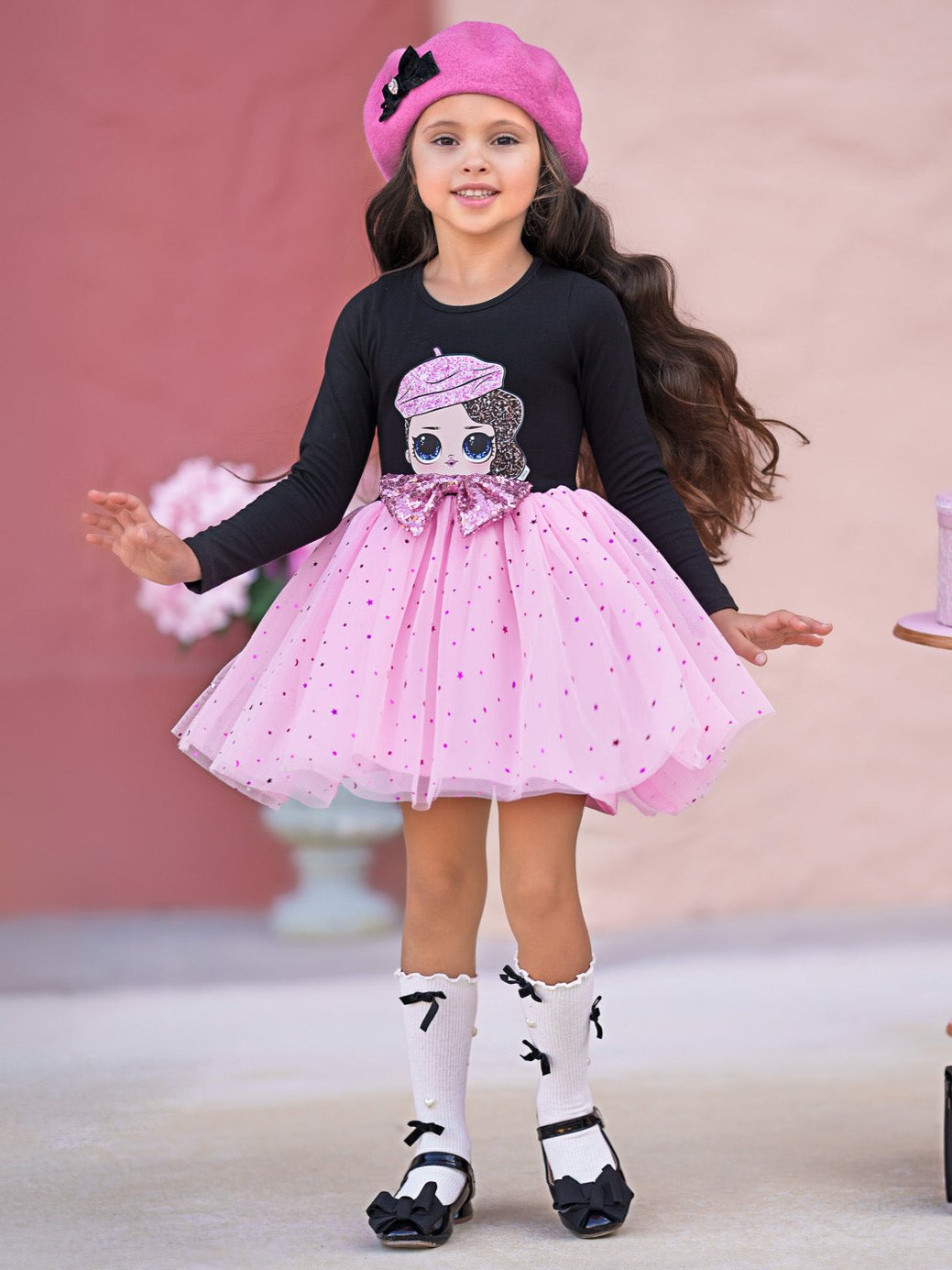 L.O.L. SURPRISE! Posh Long Sleeved Glitter Tutu Dress