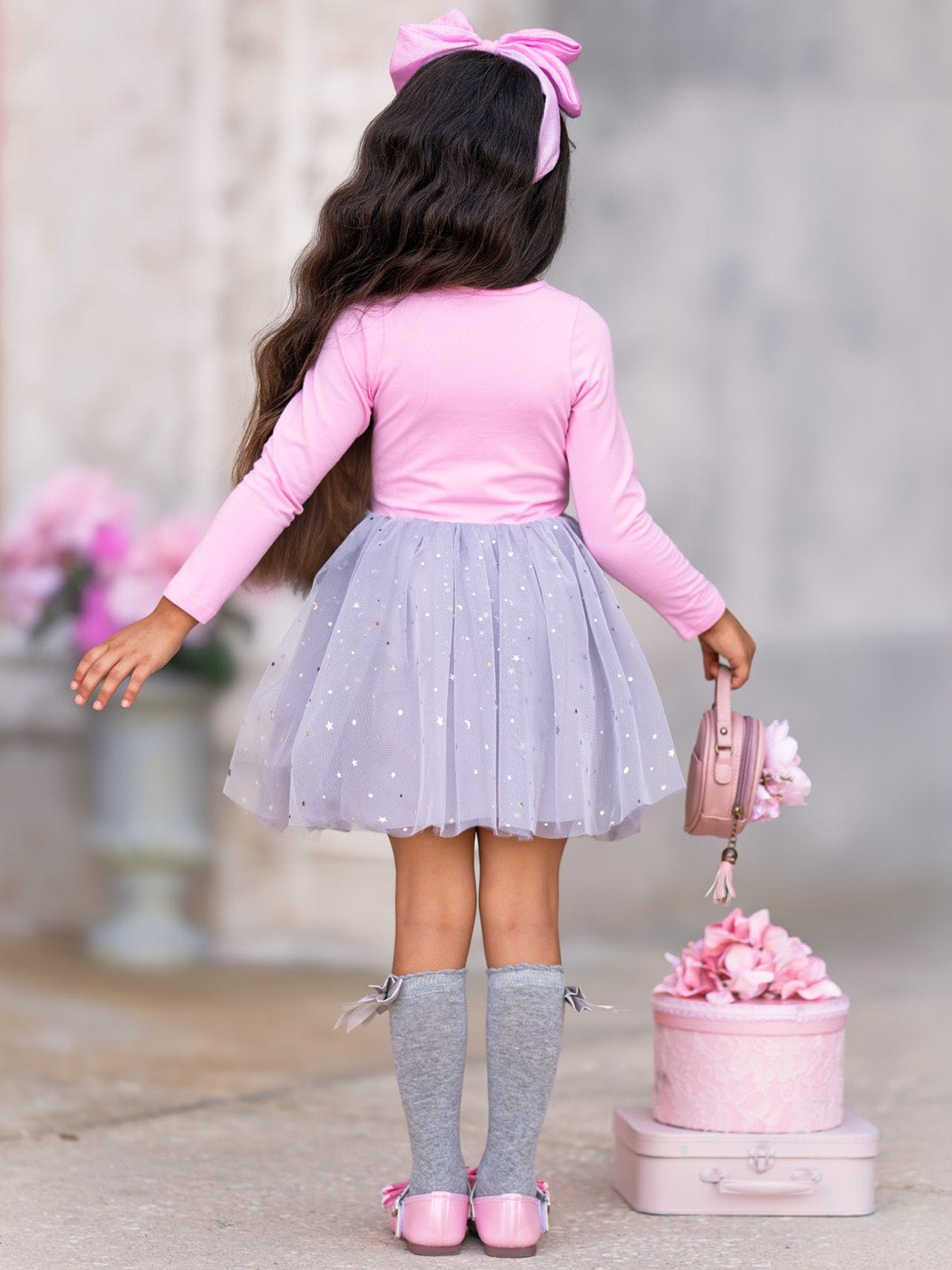 L.O.L. SURPRISE! Miss Puppy Long Sleeved Glitter Tutu Dress