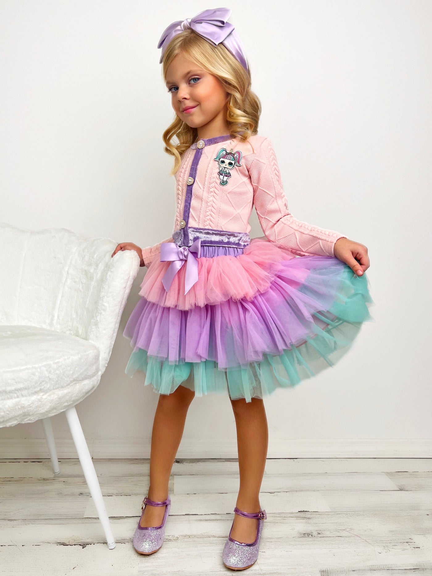 L.O.L. SURPRISE! Unicorn Pastel Tutu Skirt Set