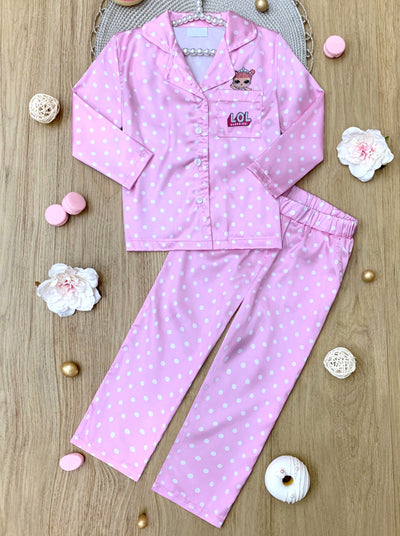 L.O.L. SURPRISE! Center Stage Silky Polka Dot Pajama Set