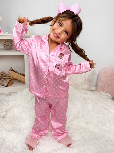 L.O.L. SURPRISE! Center Stage Silky Polka Dot Pajama Set