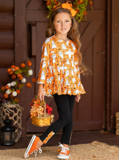 Fun-tastic Flying Ghosts Halloween Legging Set