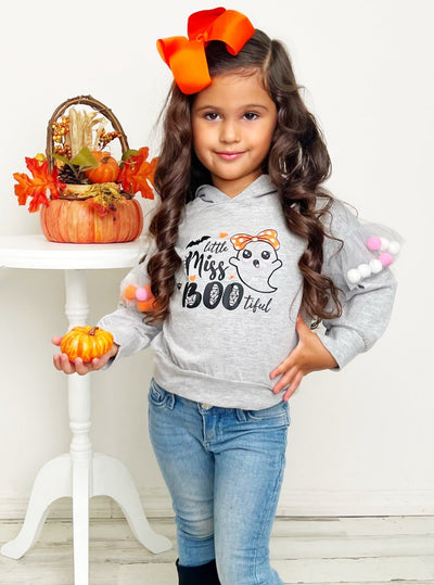 Little Miss Boo-tiful Long Sleeve Hooded Top