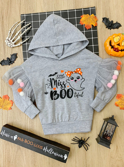 Little Miss Boo-tiful Long Sleeve Hooded Top