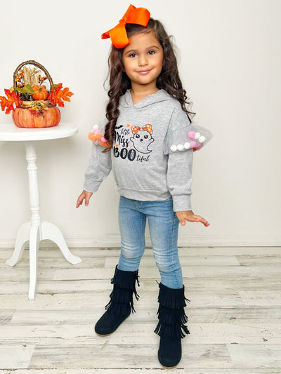 Little Miss Boo-tiful Long Sleeve Hooded Top