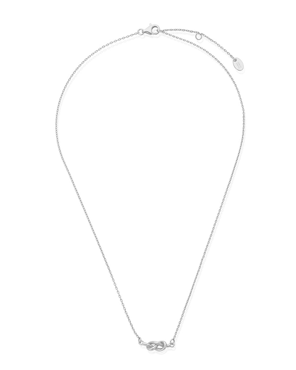 Sterling Silver Infinity Love Knot Necklace