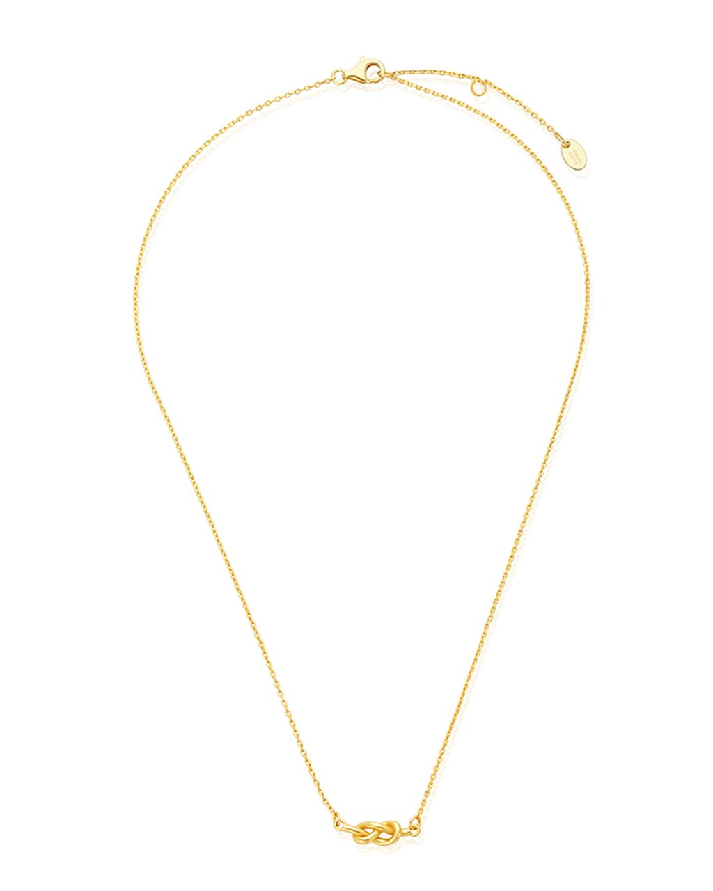 Sterling Silver Infinity Love Knot Necklace