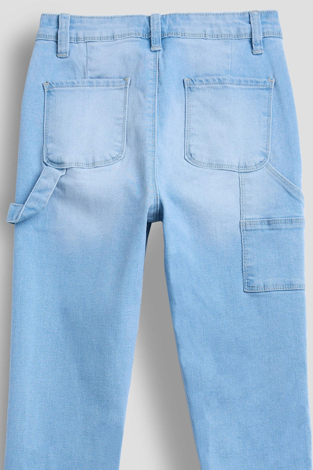 Girls Roll Cuff Carpenter Jeans