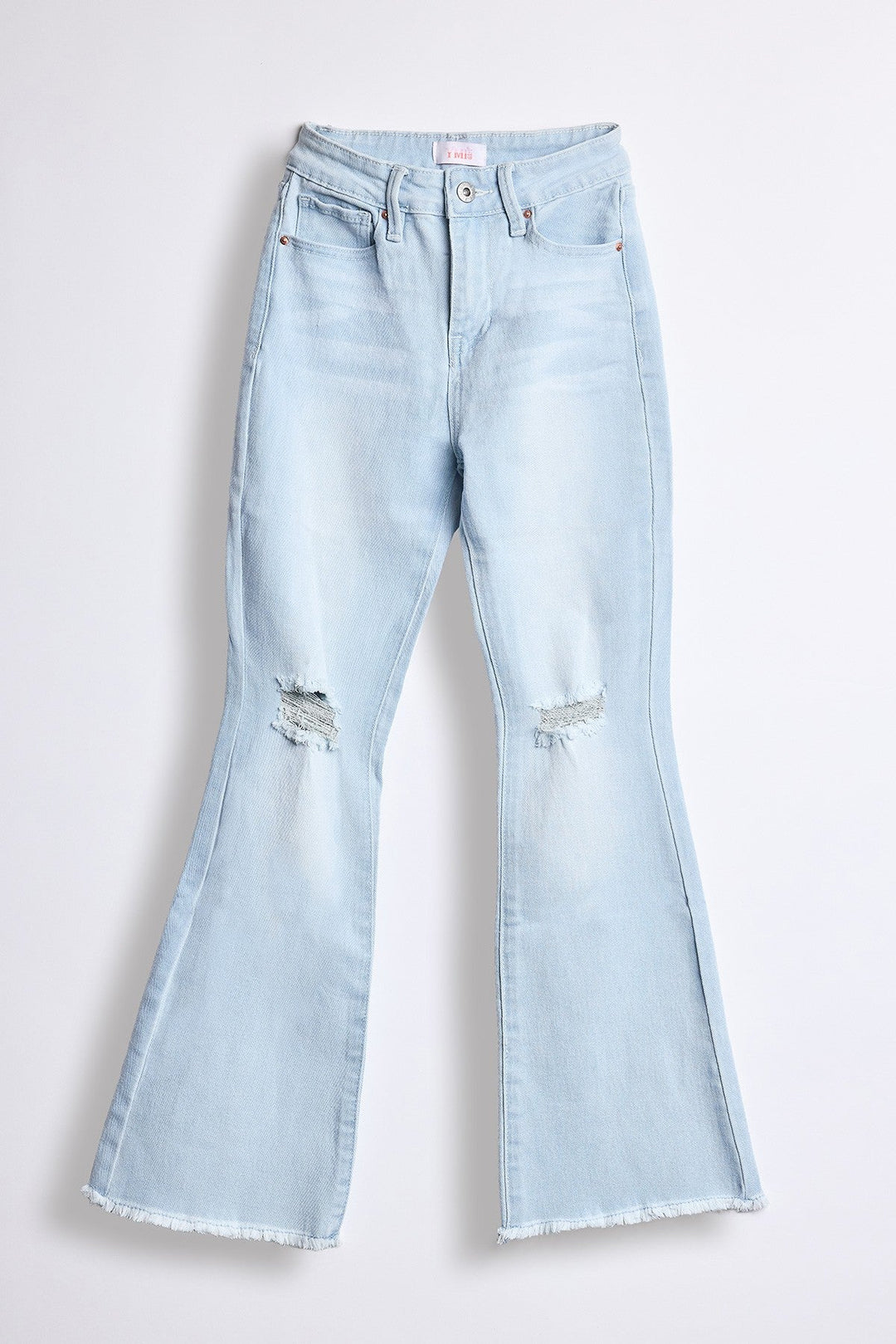 Girls Fray Hem Flare