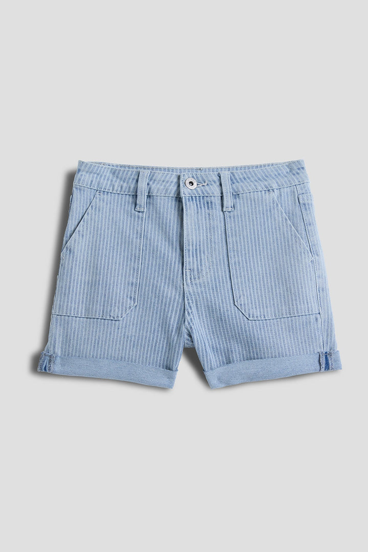 Girls Lany Porkchop Pocket Denim Short