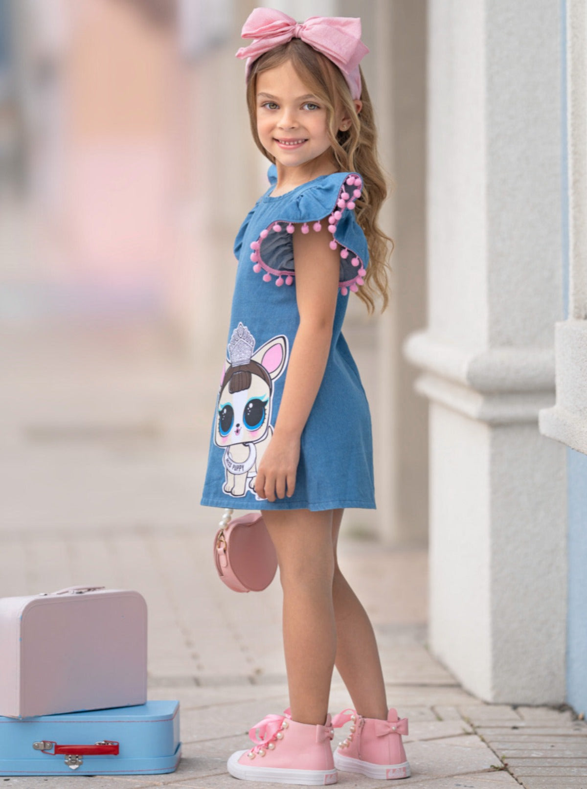 L.O.L. SURPRISE! Miss Puppy Denim Dress