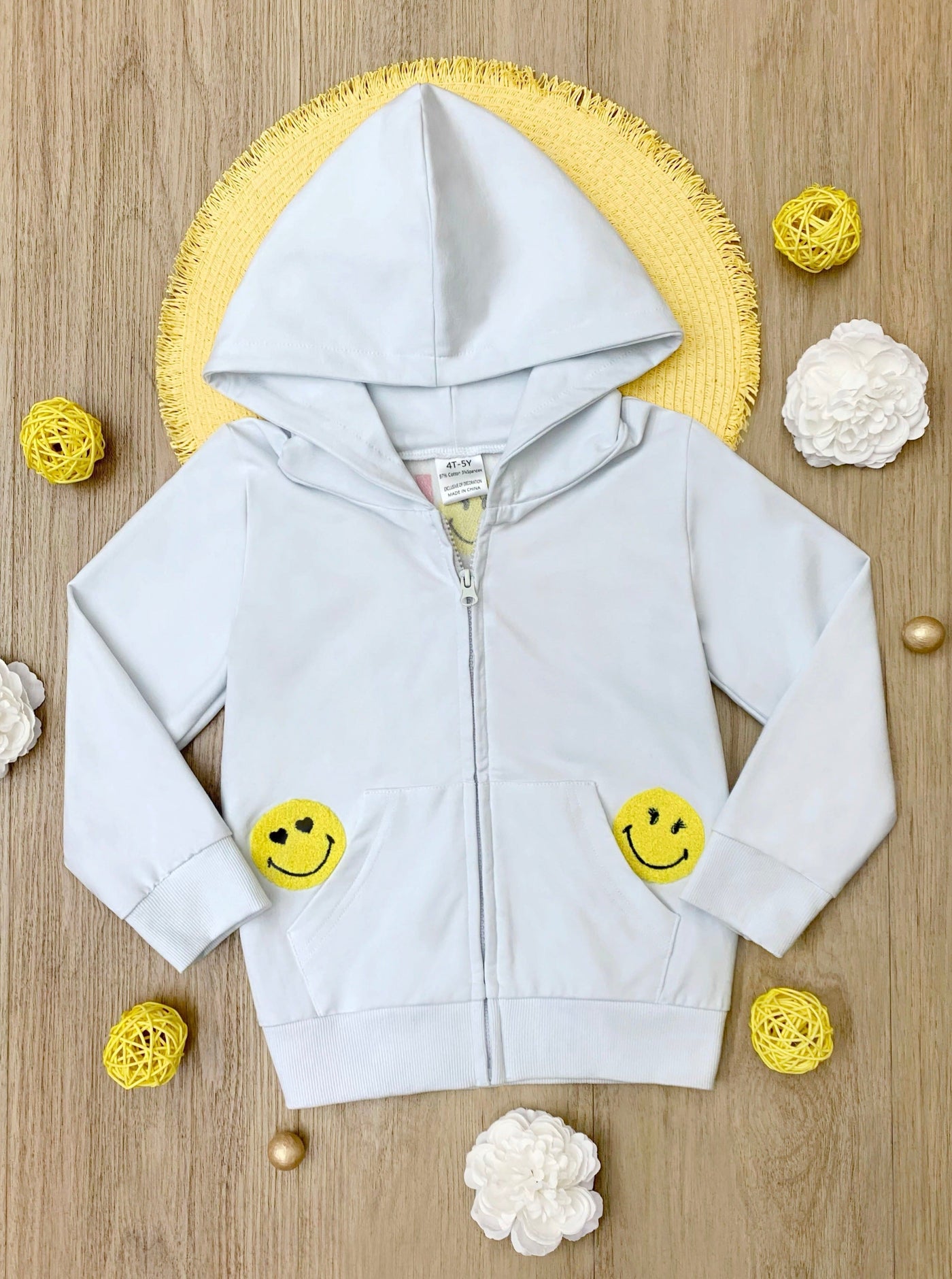 SmileyWorld  Bold, Bright, Brave Zip-Up Hoodie