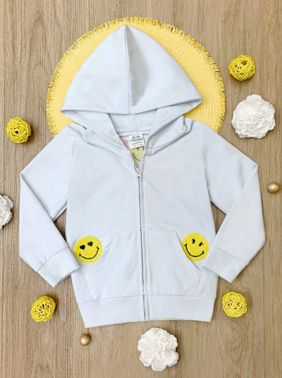 SmileyWorld  Bold, Bright, Brave Zip-Up Hoodie