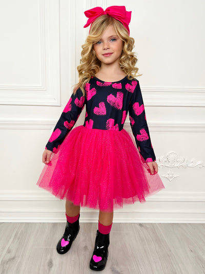 Little Miss Sweetie Shimmer Tutu Dress