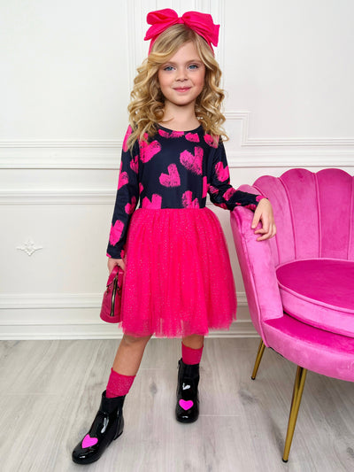 Little Miss Sweetie Shimmer Tutu Dress