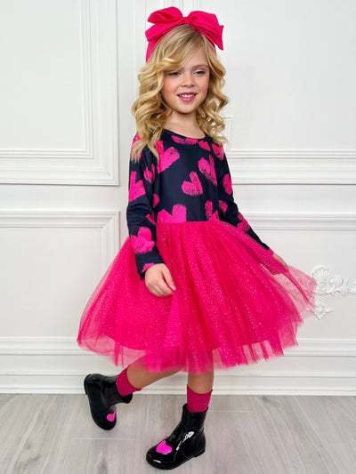 Little Miss Sweetie Shimmer Tutu Dress