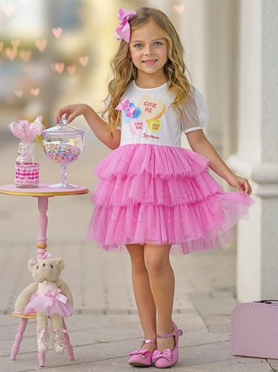 Sweethearts Cutie Pie Tiered Tutu Dress