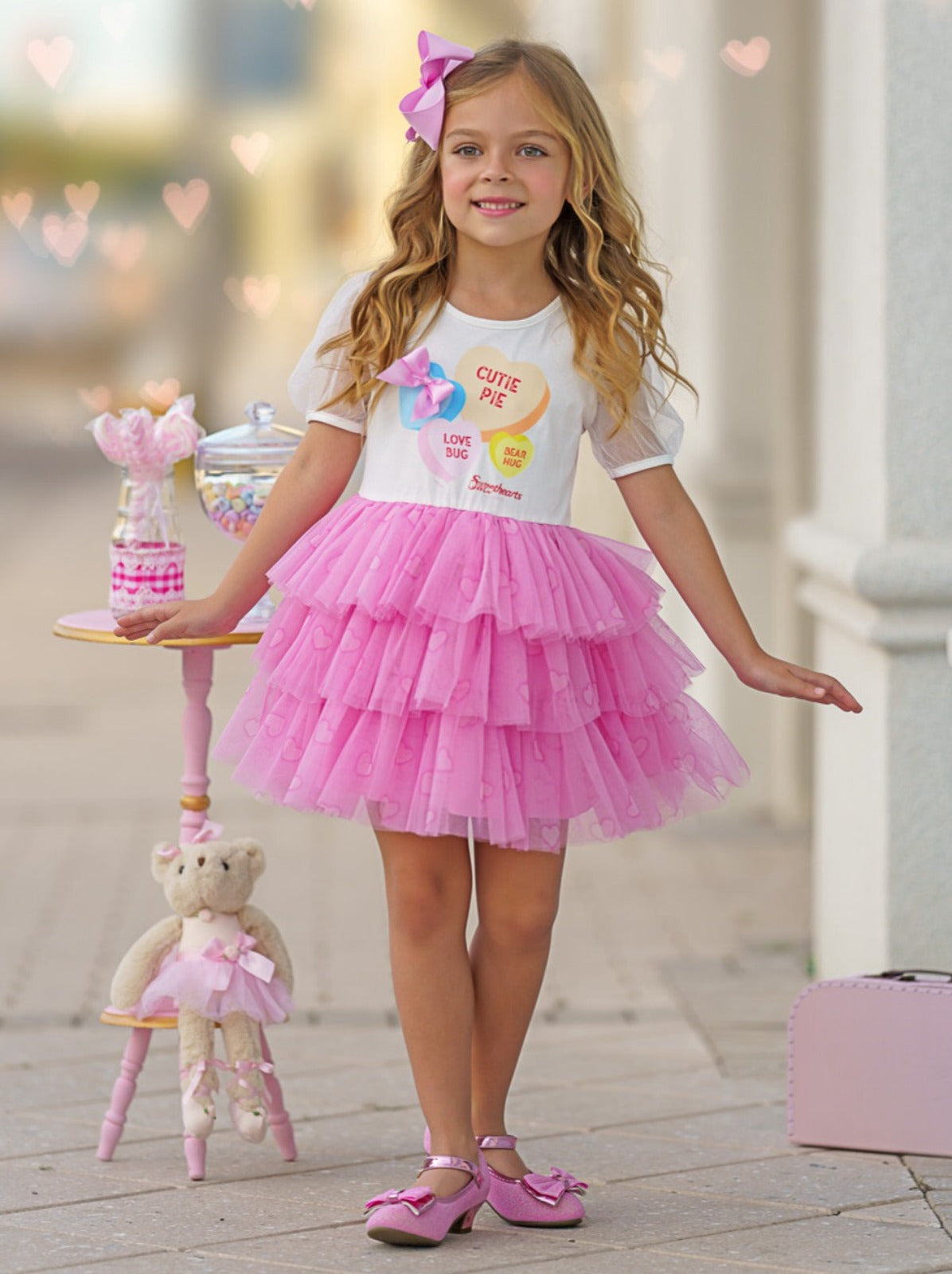 Sweethearts Cutie Pie Tiered Tutu Dress