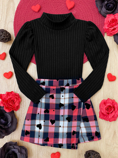 Happy Love Day Skort Set