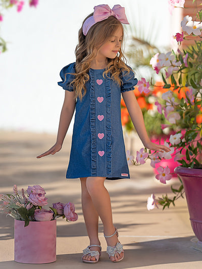 Sweethearts Cutie Pie Denim Dress and Purse Set