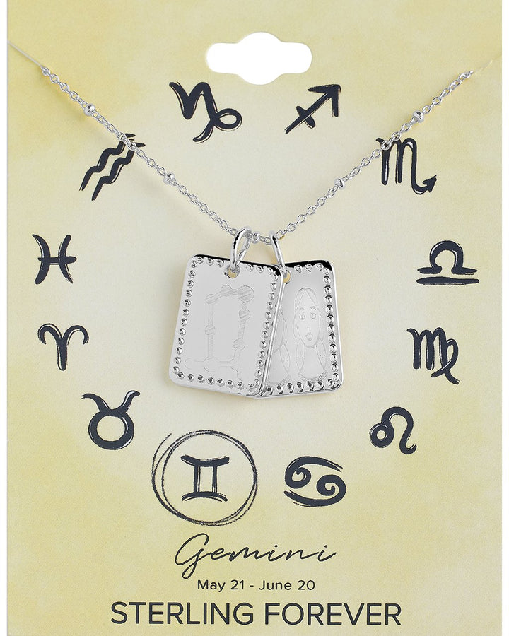Zodiac Tag Necklace